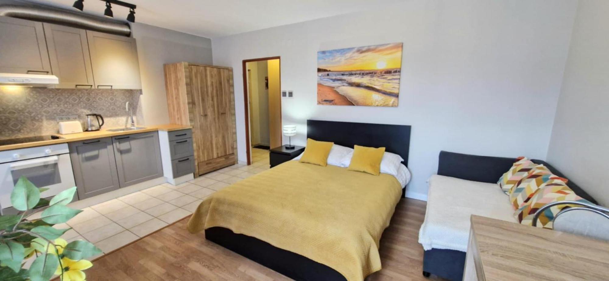 Cozy Modern Apartment Sunrise Studio 35M2 Balcony 3 Persons Krakkó Kültér fotó